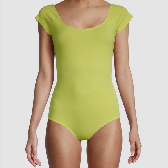 Brand New with Tags Rag & Bone Nadia Bodysuit in Lime green - Picture 5 of 6
